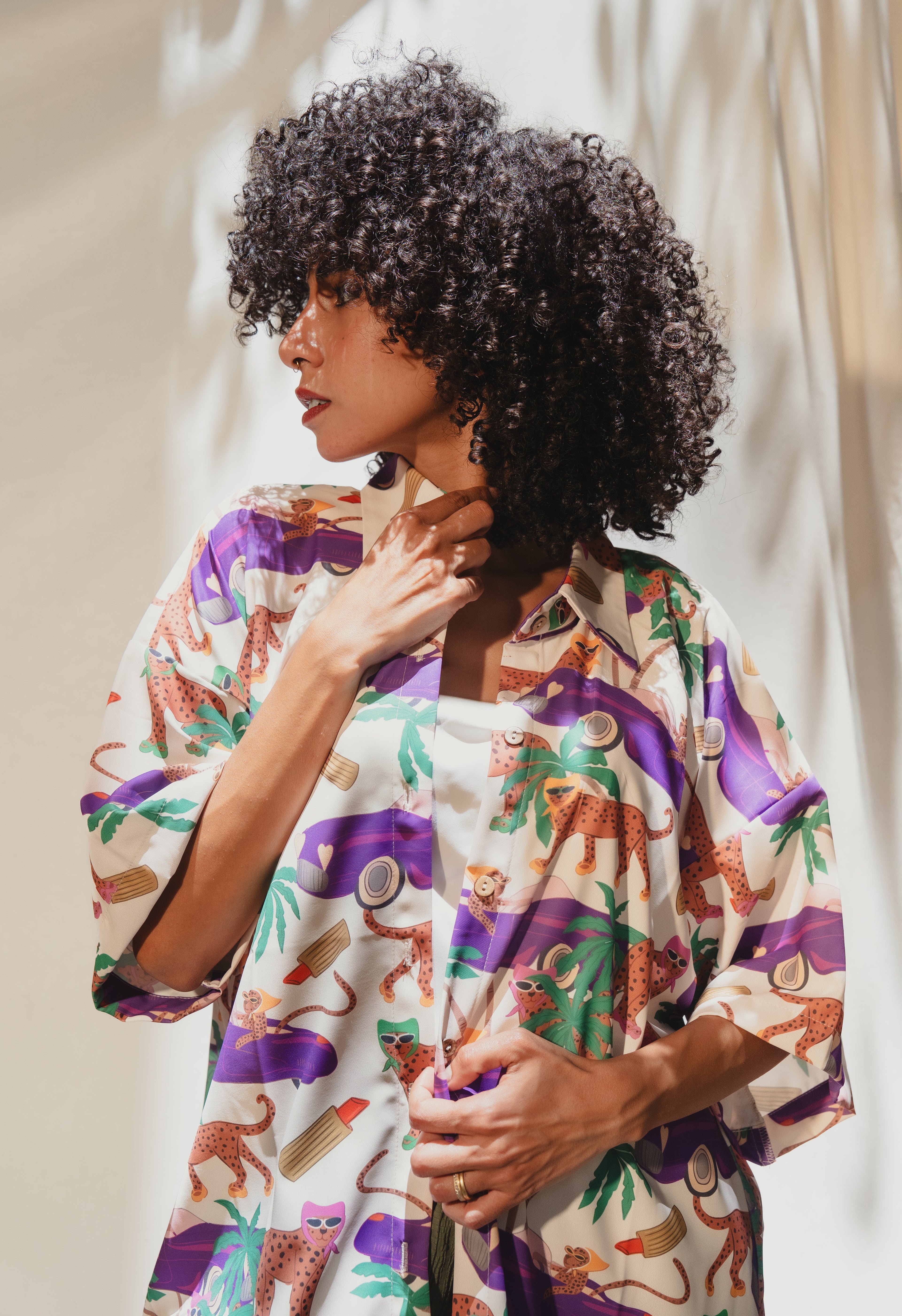 Boulevard Leopard Oversized Shirt