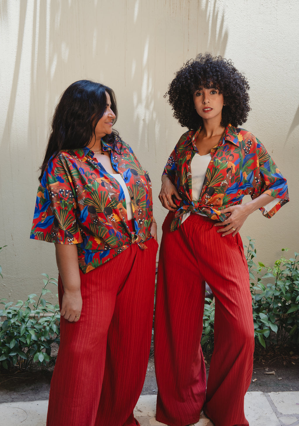 Burnt Rust Wide Leg Pant