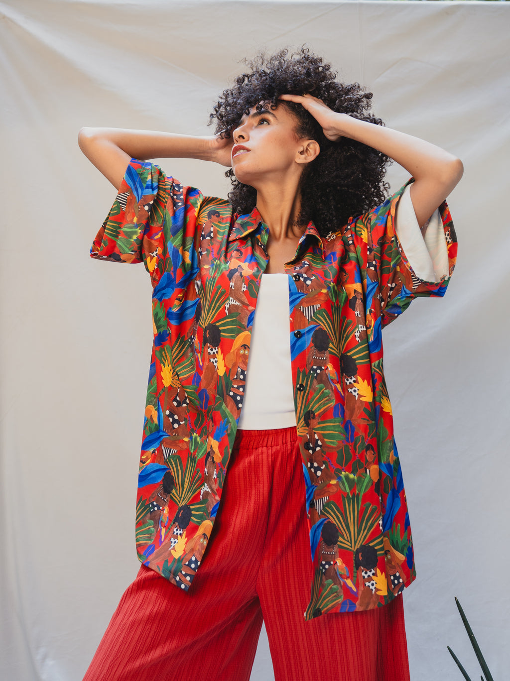 Burnt Rust Wide Leg Pant