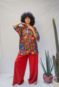 Burnt Rust Wide Leg Pant