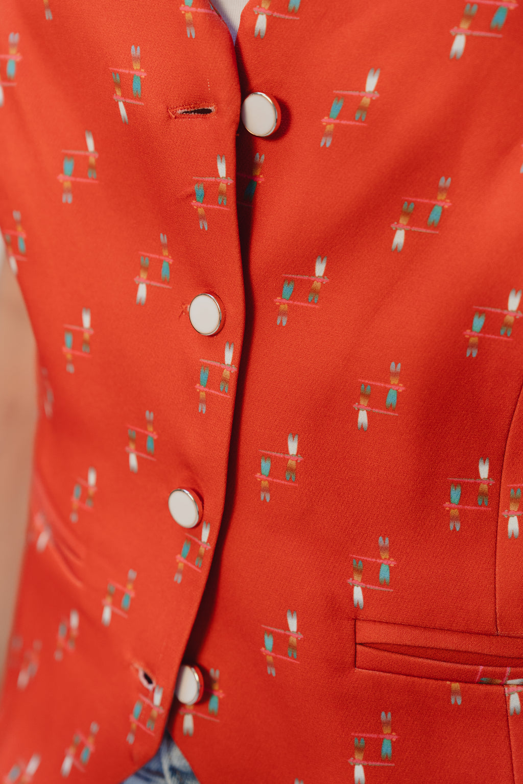 Terracotta Ethnic Vest