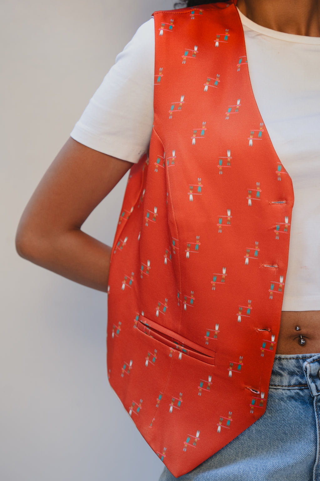 Terracotta Ethnic Vest