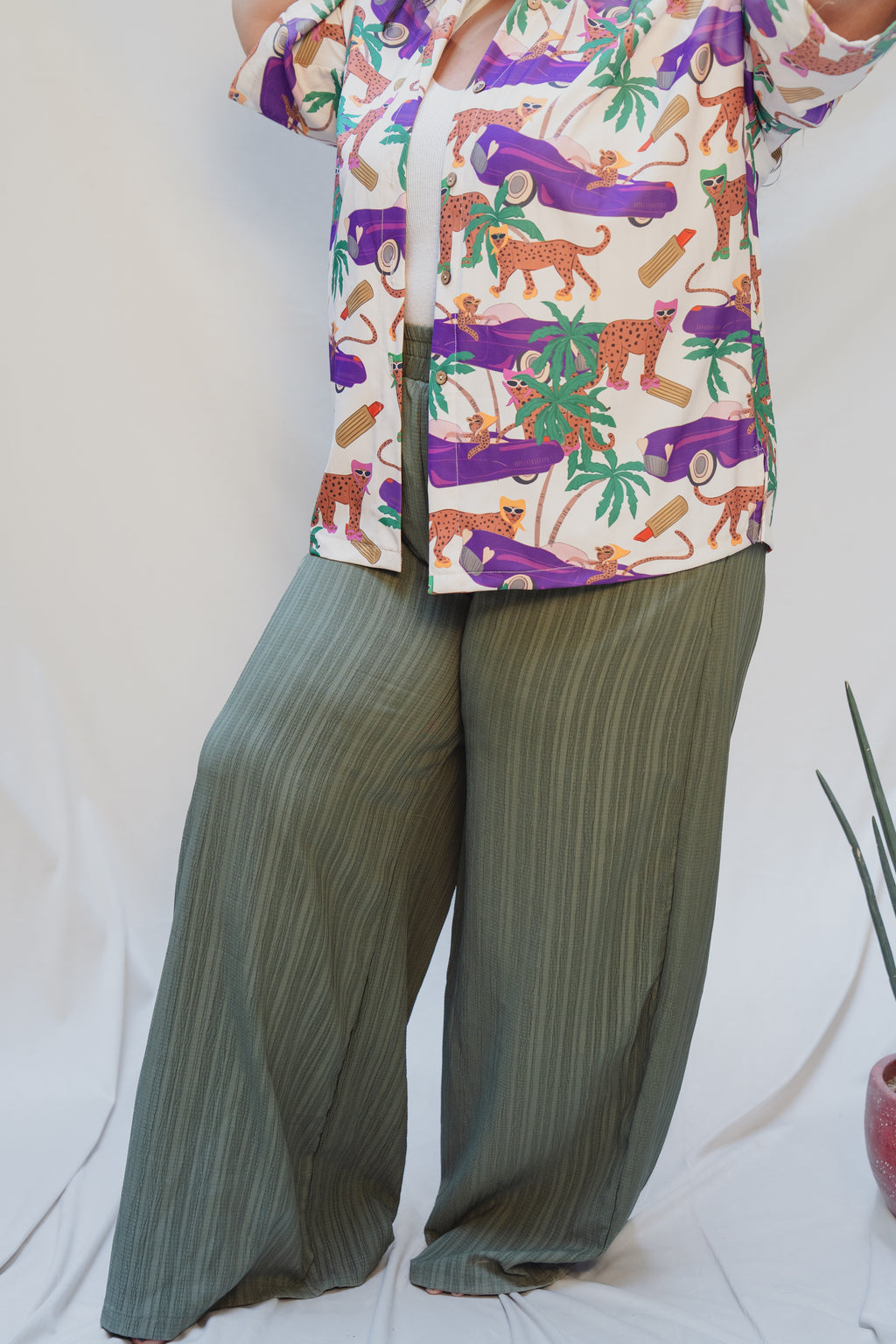 Boulevard Leopard Oversized Shirt