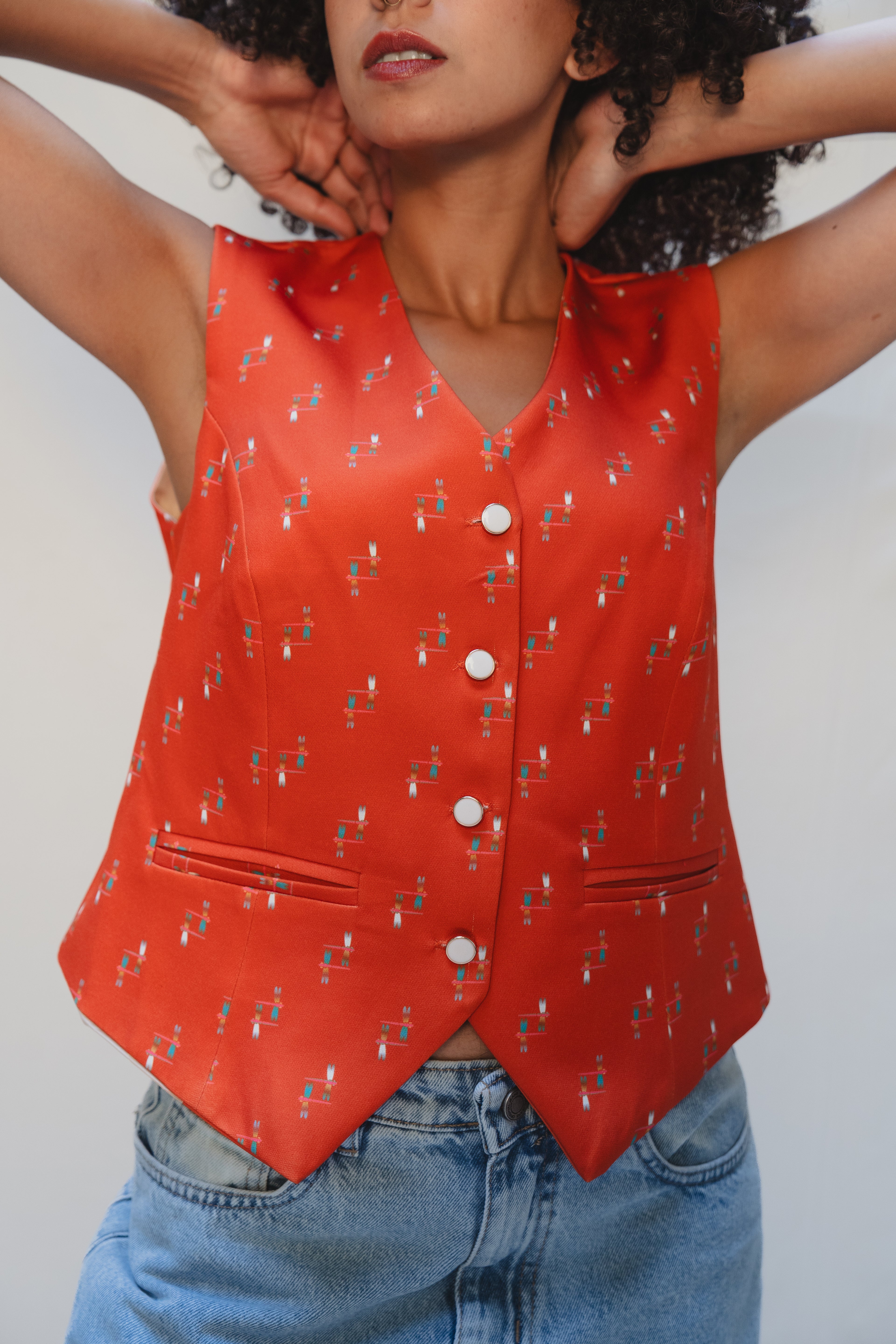 Terracotta Ethnic Vest