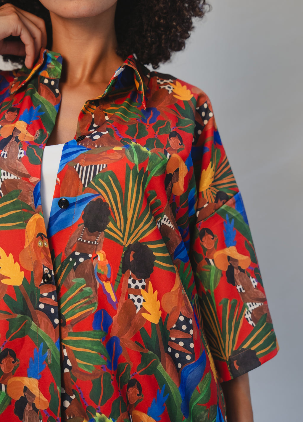 Tropical Chia Oversized Shirt