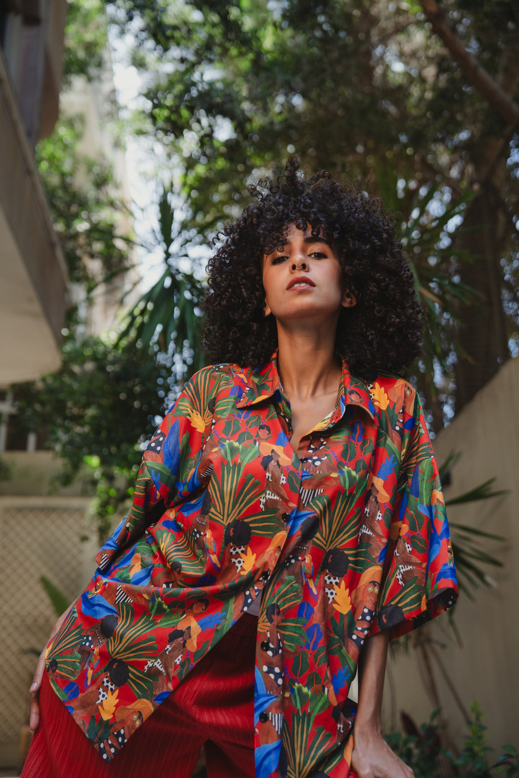 Tropical Chia Oversized Shirt