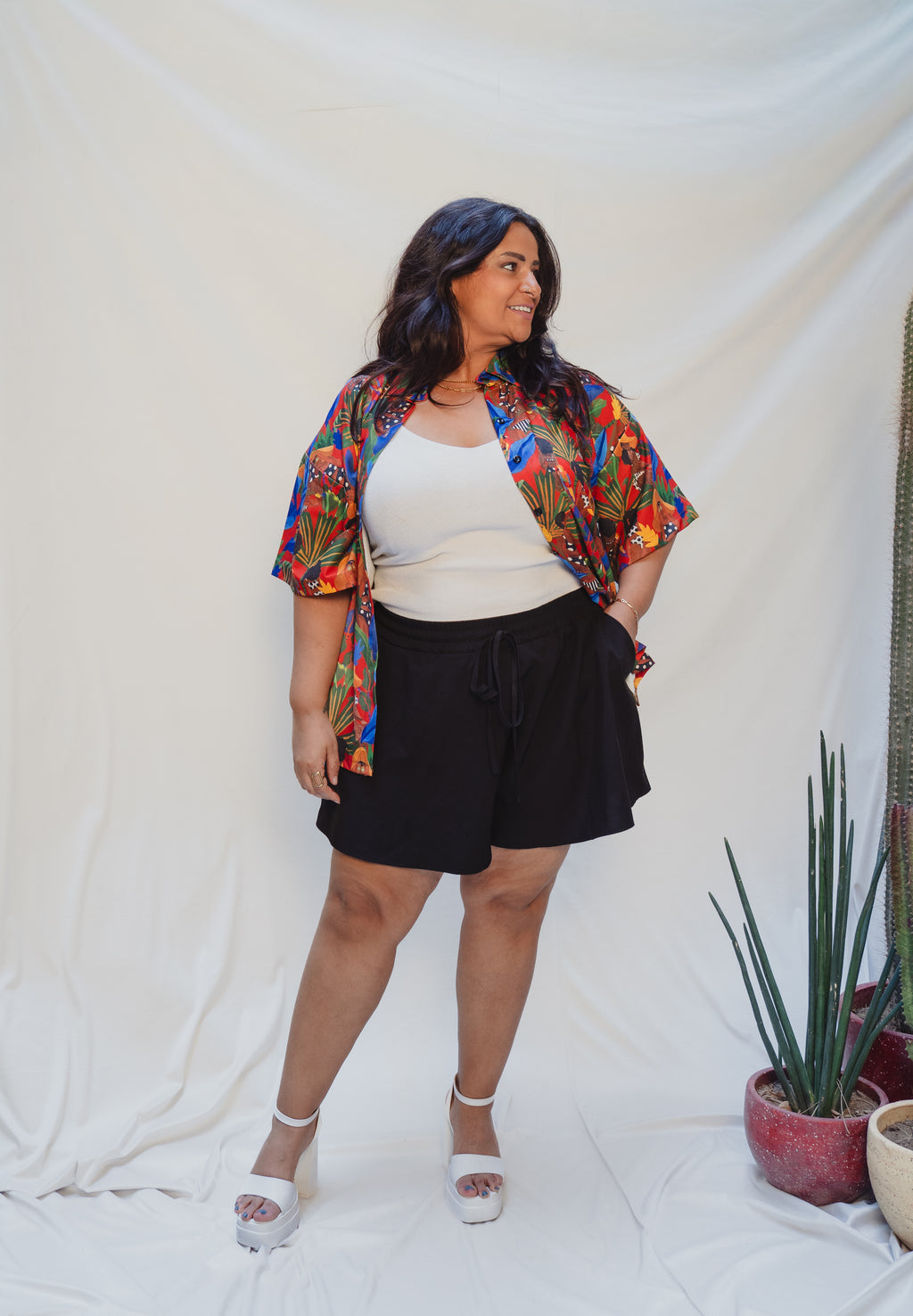 Tropical Chia Oversized Shirt