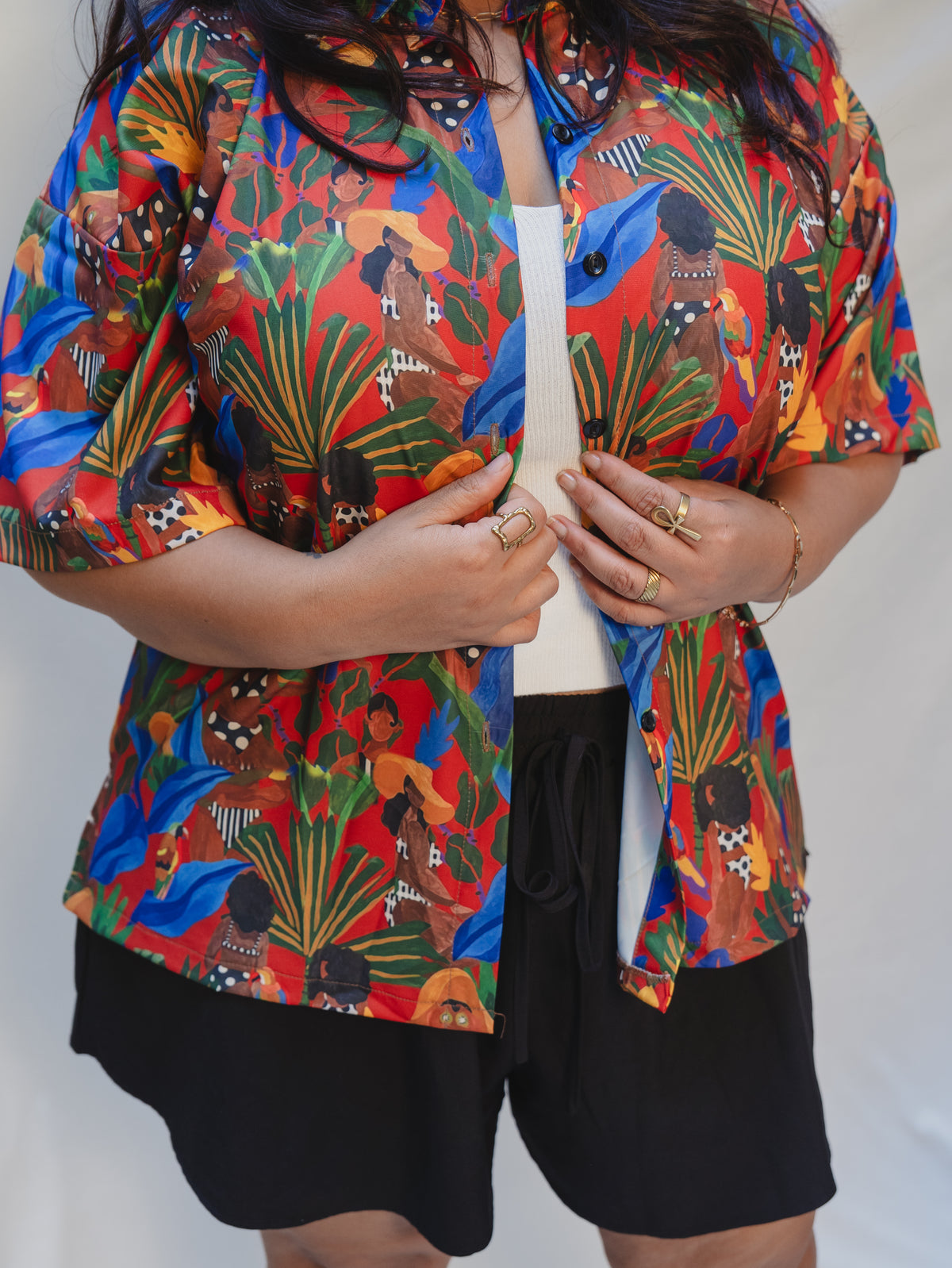 Tropical Chia Oversized Shirt