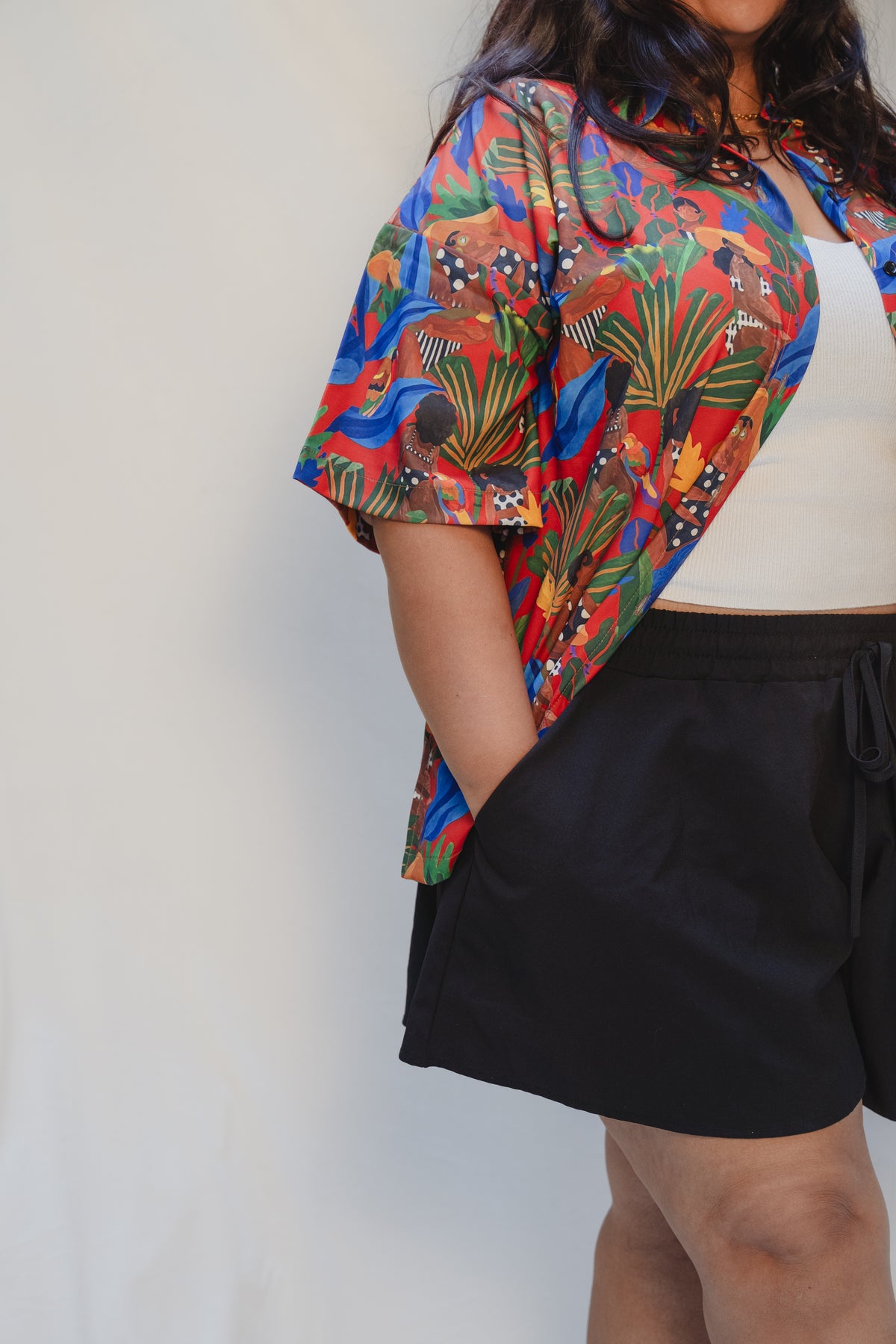 Tropical Chia Oversized Shirt