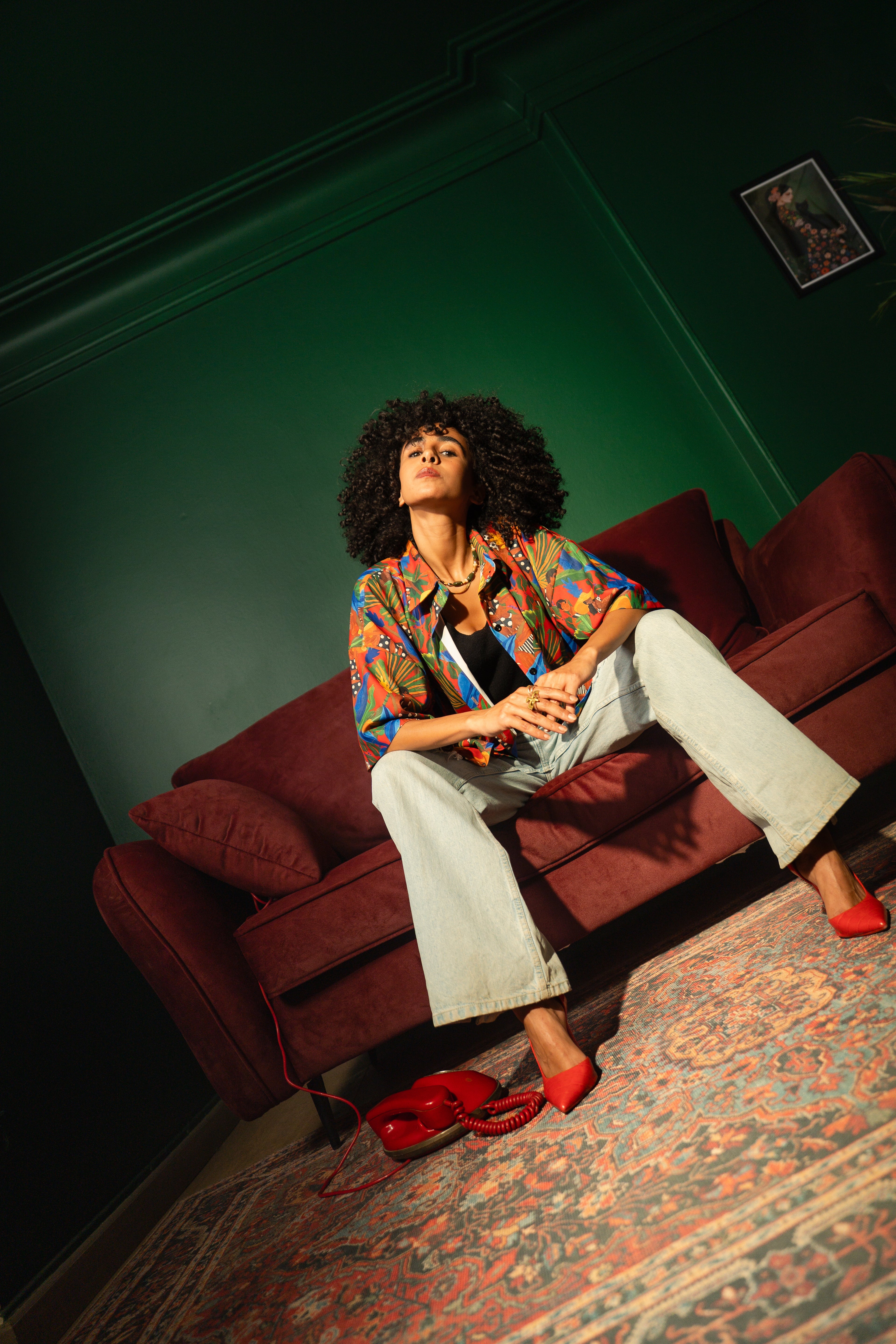 Tropical Chia Oversized Shirt