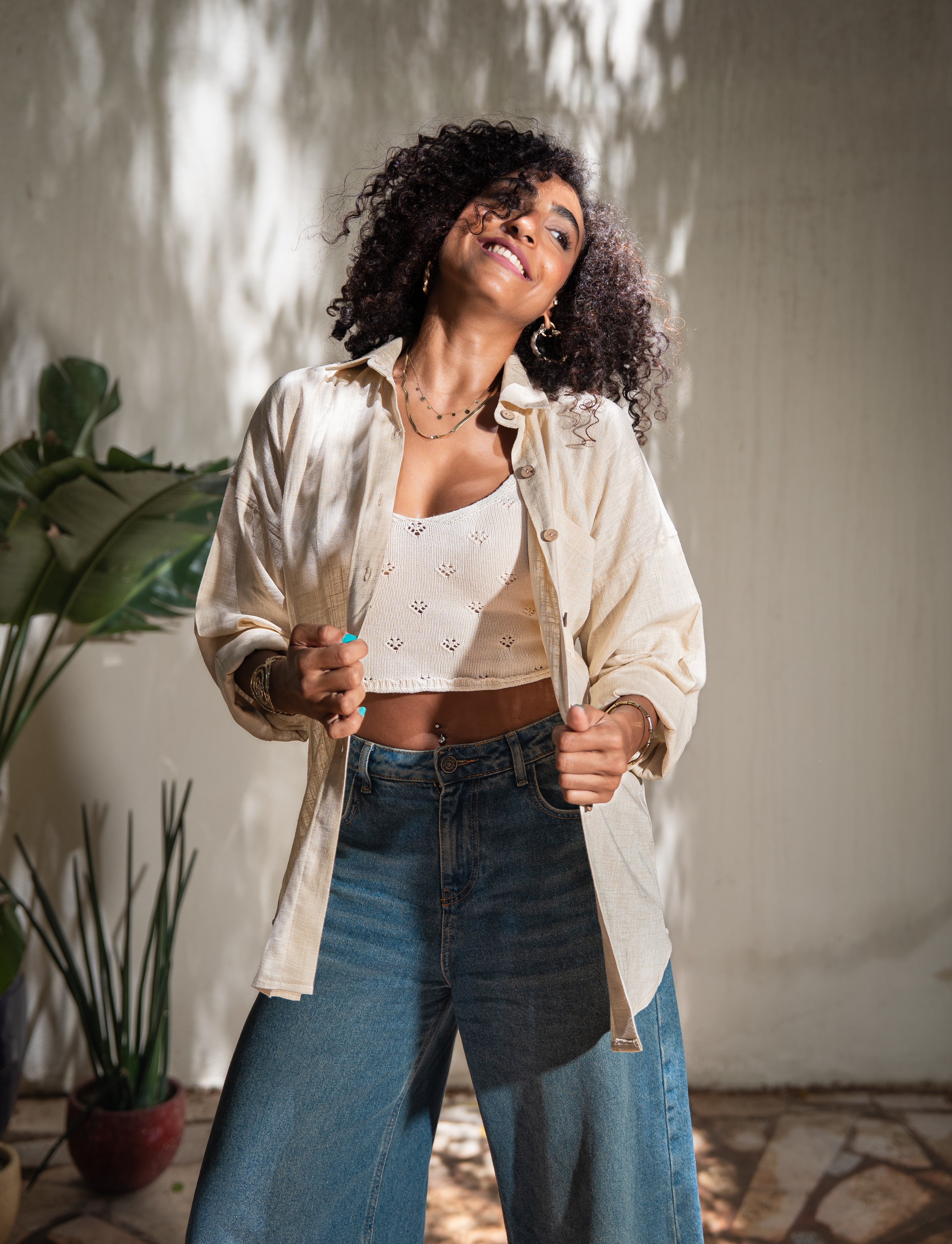 Oversized Linen Muse Chemise