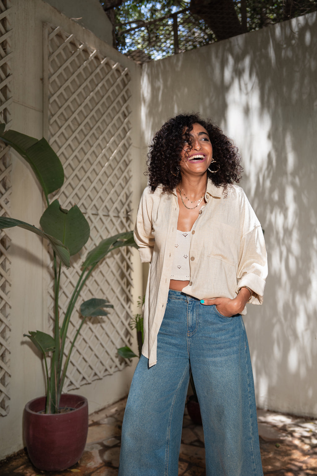 Oversized Linen Muse Chemise