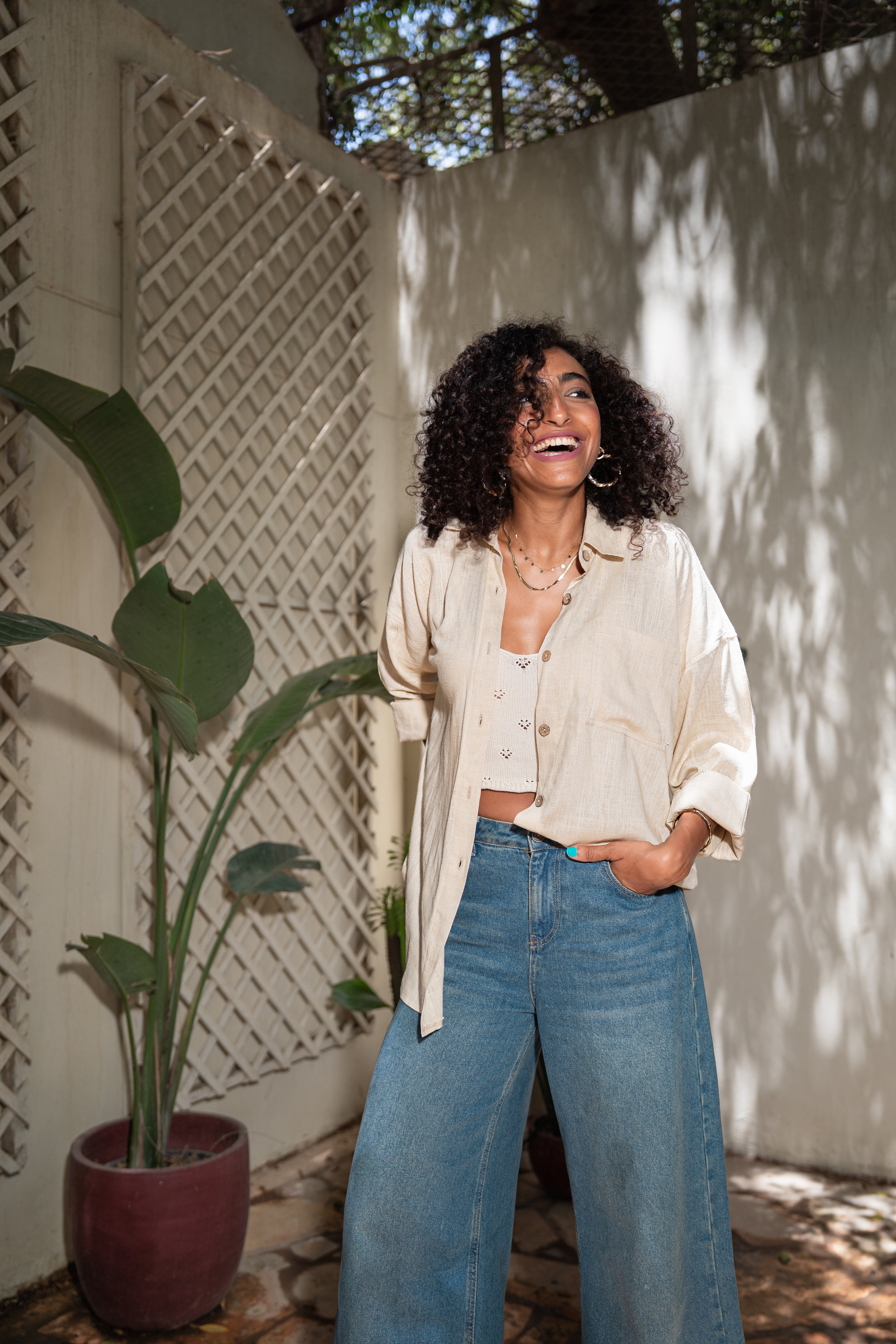 Oversized Linen Muse Chemise