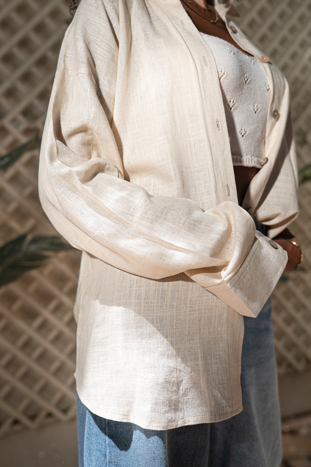 Oversized Linen Muse Chemise