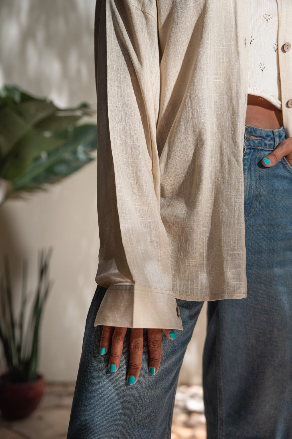 Oversized Linen Muse Chemise