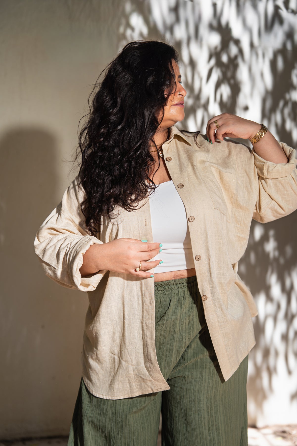Oversized Linen Muse Chemise