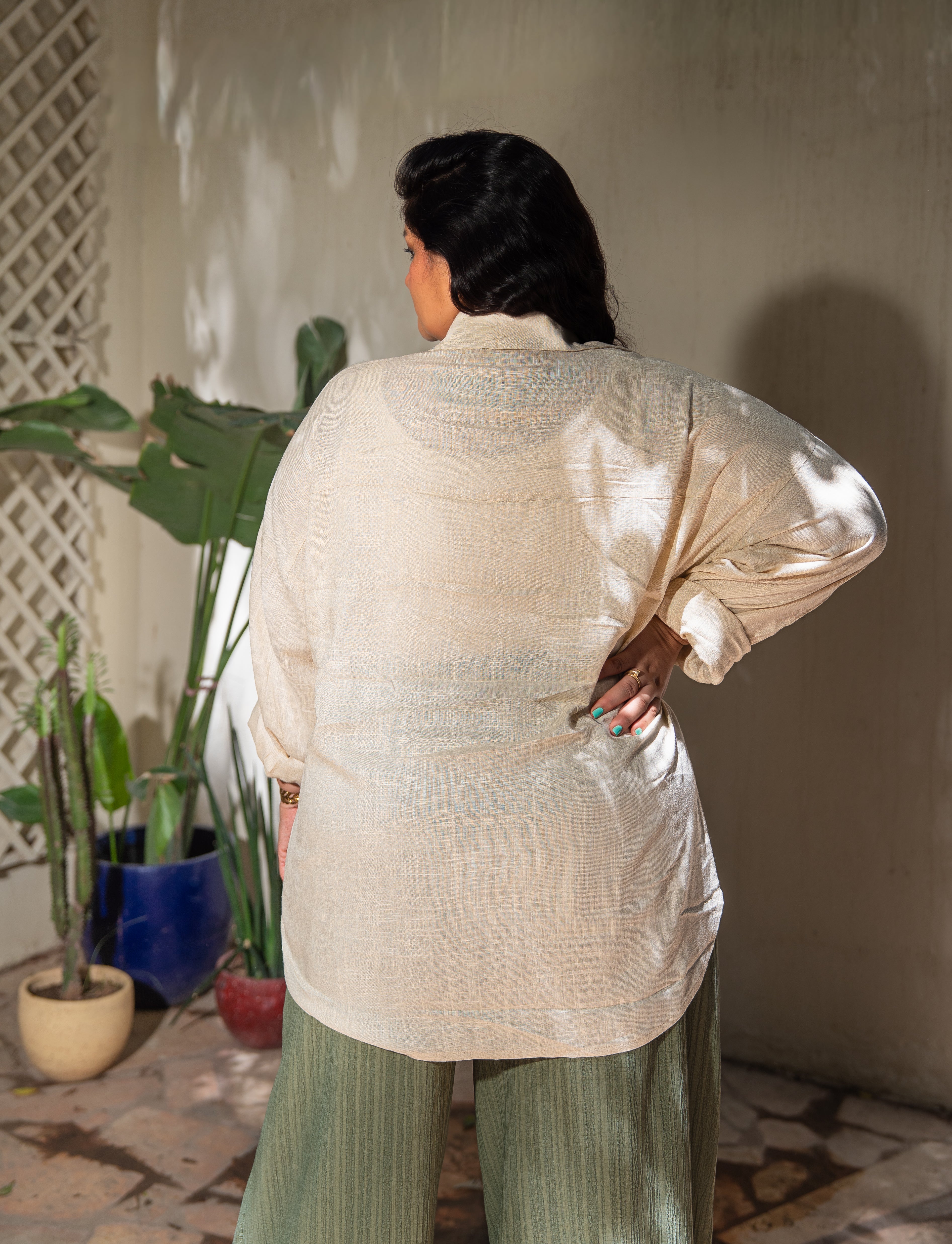 Oversized Linen Muse Chemise