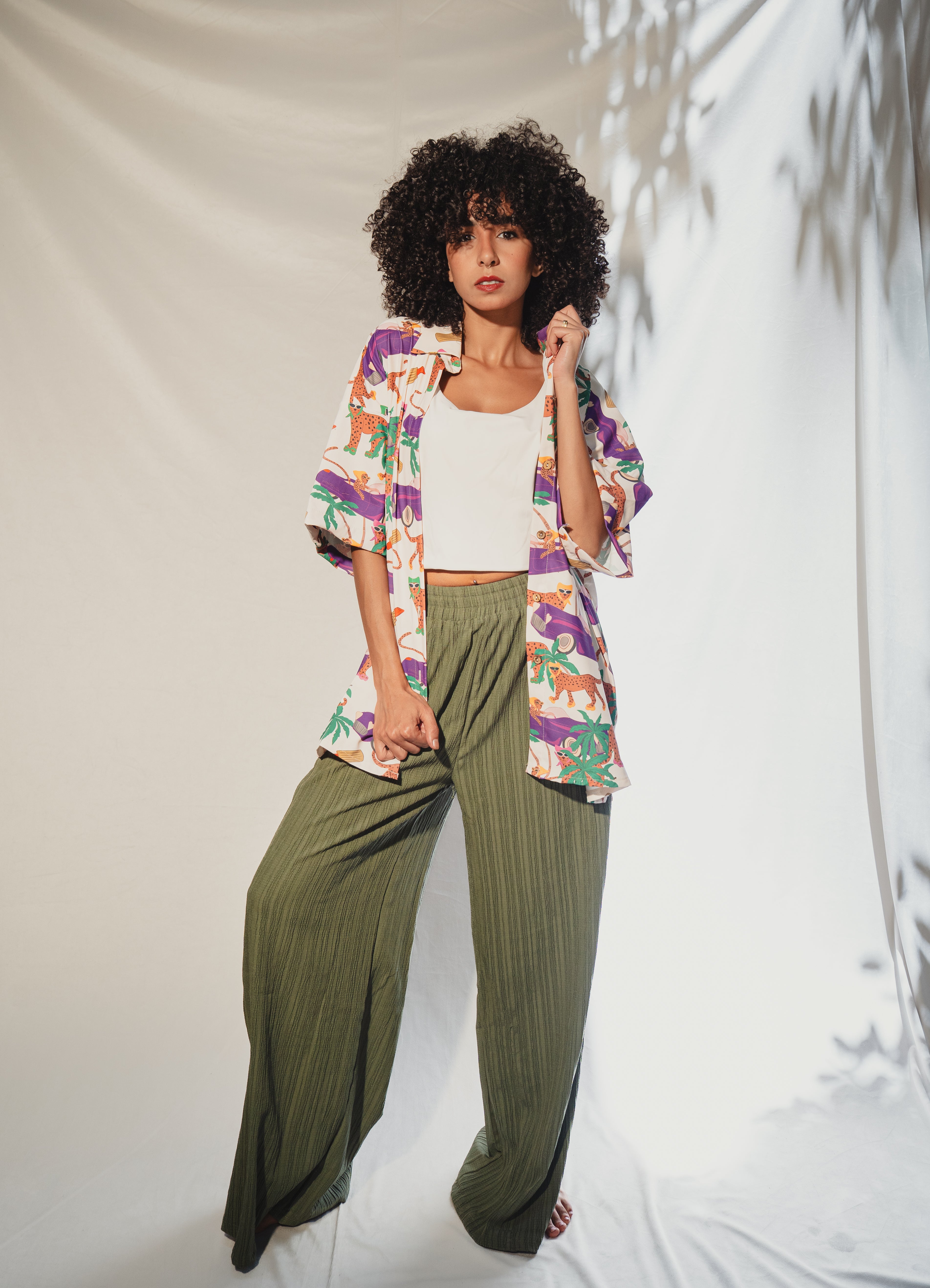 Boulevard Leopard Oversized Shirt