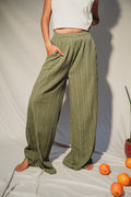 Dusty Olive Wide Leg Pant